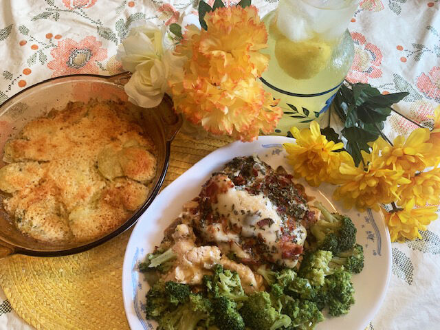 My Leader Yummy – Chicken Breasts Supreme, Parmesan Potatoes